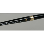 Montblanc-Rechteckige-Sonnenbrille-mit-goldfarbener-Metallfassung-133465