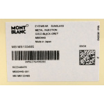 Montblanc-Rechteckige-Sonnenbrille-mit-goldfarbener-Metallfassung-133465
