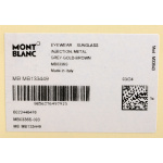 Montblanc-Runde-Sonnenbrille-mit-grauer-eingespritzter-Fassung-133449