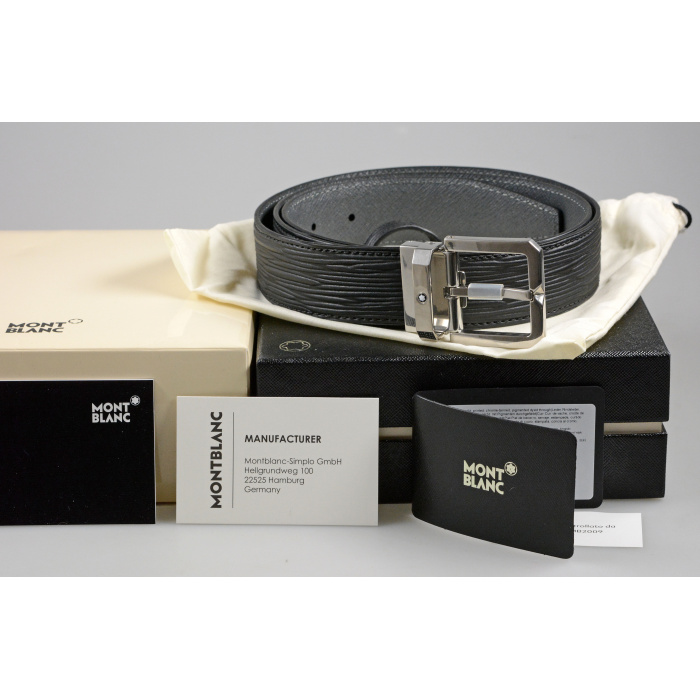 Montblanc-131171-Guertel-aus-Leder-in-Schwarz-