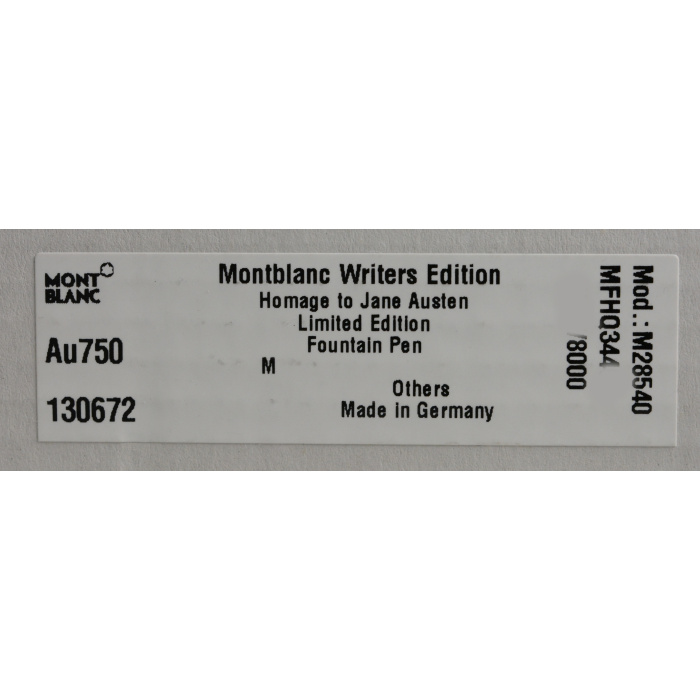Writers Edition Hommage Jane Austen Limited 130672 6 Writers-Edition-Hommage-Jane-Austen-Limited-130672