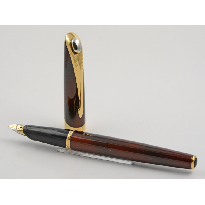 Vintage Parker Fountain pen Ellipse Copper 2 Vintage Parker Ellipse Füller Kupfer – Bild 2