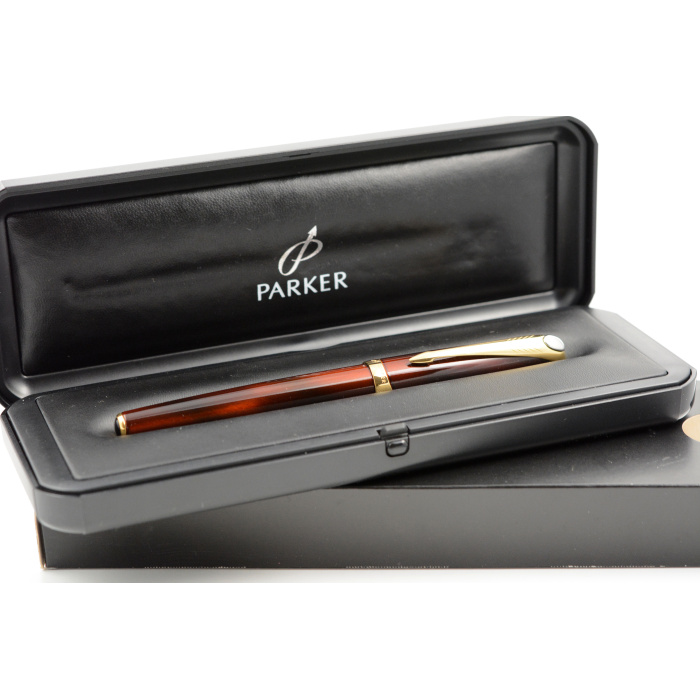 Vintage-Parker-Fountain-pen-Ellipse-Copper