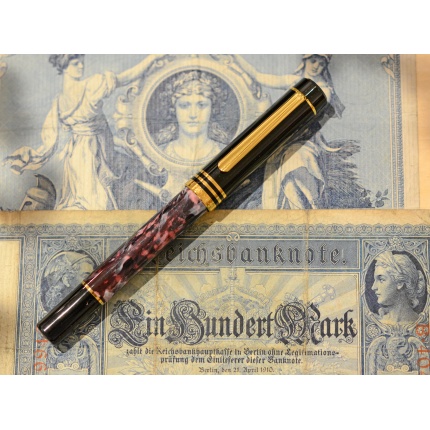 Vintage-Senator-Regent-Kolbenfueller-Rot-