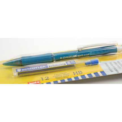 Vintage Staedtler Mars Star 779 0,7 mm Druckbleistift Blau