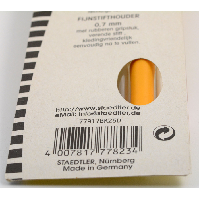 Vintage Staedtler Mars Star 779 0,7 mm Druckbleistift Gelb – Bild 3