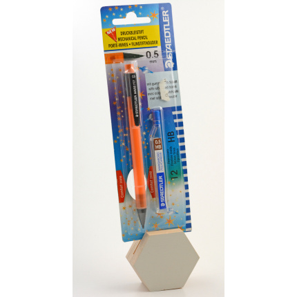 Vintage-Staedtler-Mars-777-Druckbleistift-Orange