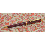 Vintage-Diplomat-Attache-Kugelschreiber-Magenta-marmoriert