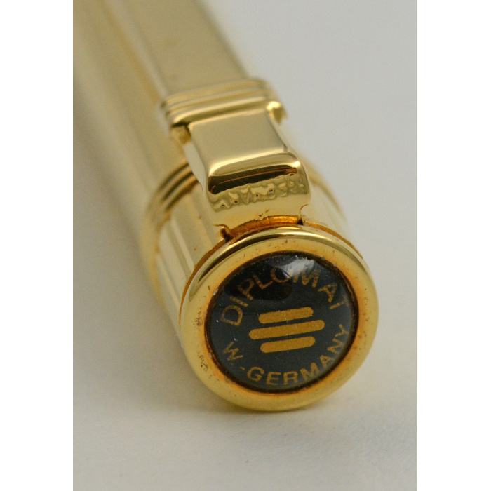 Vintage Diplomat Attache Kugelschreiber vergoldet 4 Vintage Diplomat Attache Kugelschreiber vergoldet – Bild 4