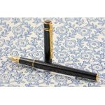 Vintage-Diplomat-Attache-Patronenfueller-blau-