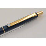 Vintage Montblanc SL Slim Line Kugelschreiber Blau – Bild 3