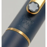 Vintage Montblanc SL Slim Line Kugelschreiber Blau – Bild 2