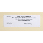 Montblanc Gürtel aus Leder in Schwarz mit hufeisenförmiger Schließe 129431 – Bild 4