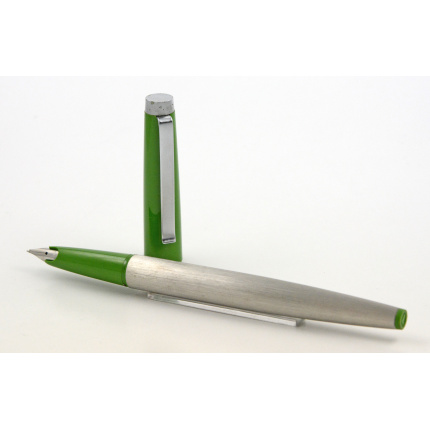 Vintage-Lamy-Patronenfueller-25P-Silber-Gruen