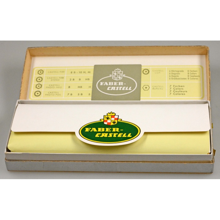 Vintage A W Faber Castell 9533 Magazinstifte Gelb – Bild 5